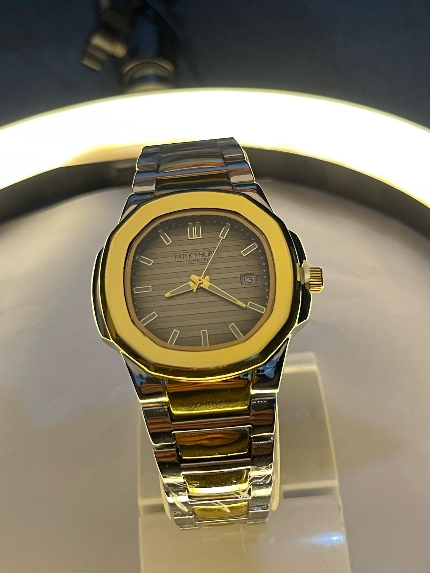Patek Philippe Inspired Two-Tone Luxury Watch